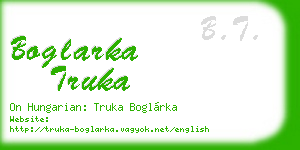 boglarka truka business card